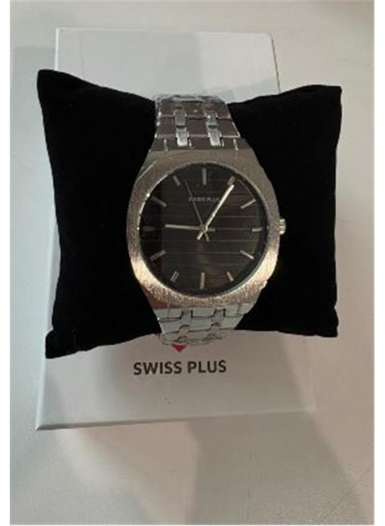 Swiss Plus Man Watch Basic Seri Model-6 ST2302AGP Black-Silver(Kol Saati) Swiss Plus Man Watch Basic Seri Model-6 ST2302AGP Black-Silver(Kol Saati)