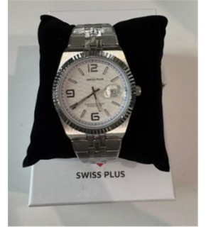 Swiss Plus Man Watch Premium Seri Model-4 ST3442AGS White-Silver(Kol Saati)