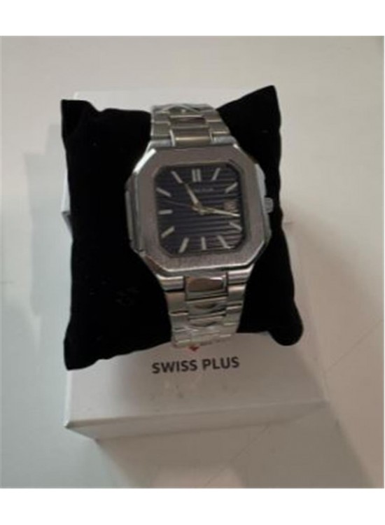 Swiss Plus Man Watch Premium Seri Model-5 RS23146 Blue-Silver(Kol Saati) Swiss Plus Man Watch Premium Seri Model-5 RS23146 Blue-Silver(Kol Saati)