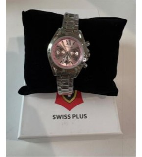 Swiss Plus Woman Watch Model-2 ST0730ABL Pink-Silver(Kol Saati)