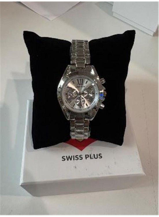 Swiss Plus Woman Watch Model-3 ST0730ABL Silver-Silver(Kol Saati) Swiss Plus Woman Watch Model-3 ST0730ABL Silver-Silver(Kol Saati)