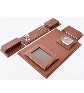 Tabac Sümen Takımı Deri Ve Ağaç Corneria 770