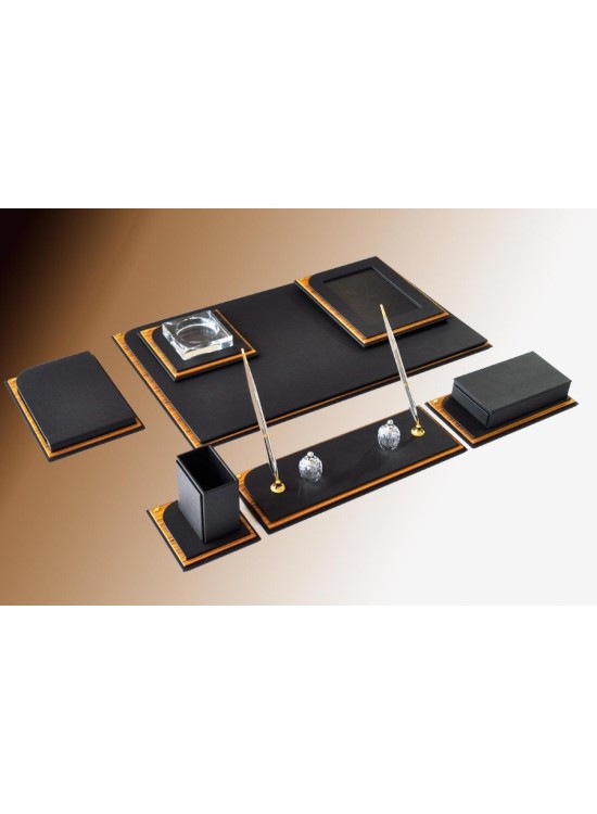 Tabac Sümen Takımı Deri Ve Ağaç Mat Siyah 760-11 Tabac Sümen Takımı Deri Ve Ağaç Mat Siyah 760-11