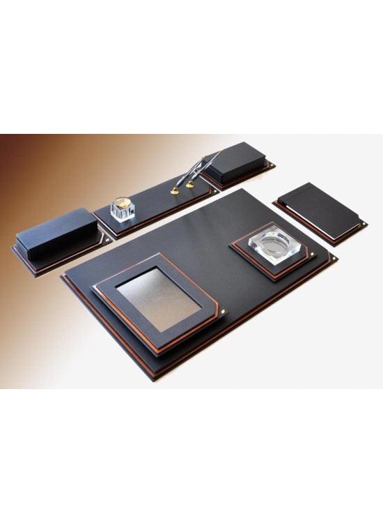 Tabac Sümen Takımı Deri Ve Ağaç Mat Siyah 770-11 Tabac Sümen Takımı Deri Ve Ağaç Mat Siyah 770-11