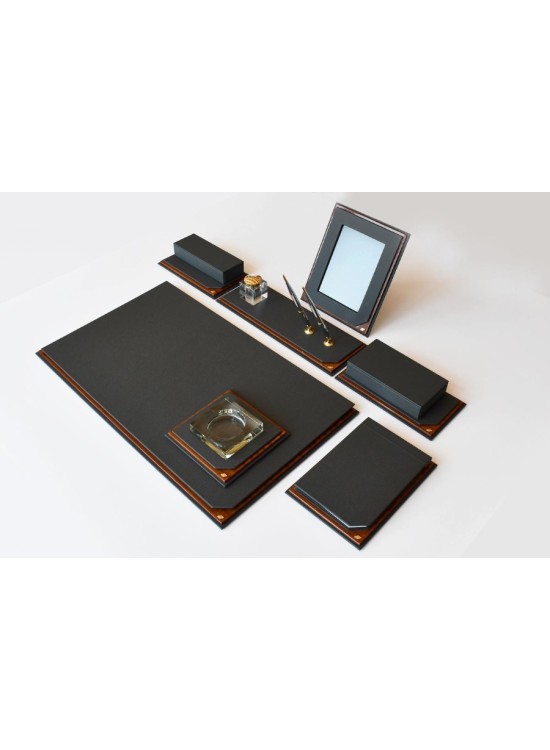 Tabac Sümen Takımı Deri Ve Ağaç Mat Siyah 780-11 Tabac Sümen Takımı Deri Ve Ağaç Mat Siyah 780-11