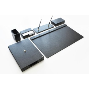 Tabac Sümen Takımı Dıplomate Lüks Suni Deri Parlak Siyah 4620-112