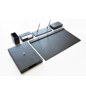 Tabac Sümen Takımı Dıplomate Lüks Suni Deri Parlak Siyah 4620-112