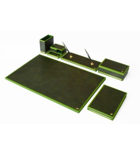 Tabac Sümen Takımı Old Classıc Deri Çester Yeşil 441-57