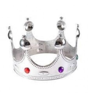 Taç Kral Plastik Altın Gümüş