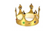 Taç Kral Plastik Altın Gümüş Taç Kral Plastik Altın Gümüş