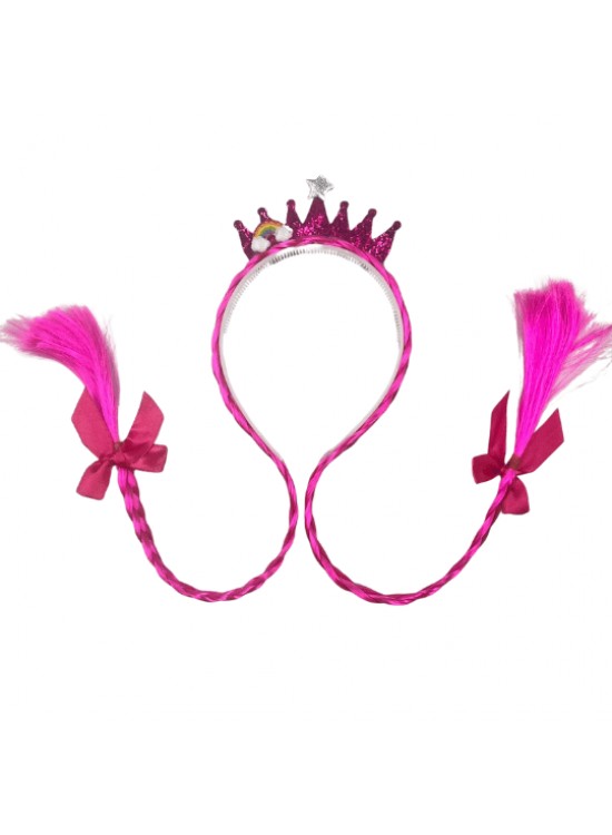 Taç Saç Gökkuşağı Prenses Model