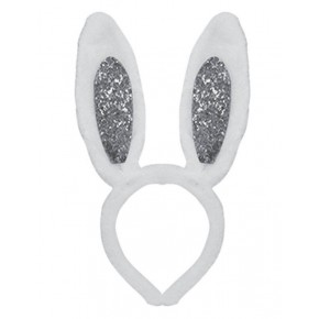 Taç Tavşan Kulak Peluş Simli