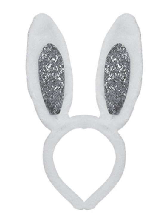 Taç Tavşan Kulak Peluş Simli