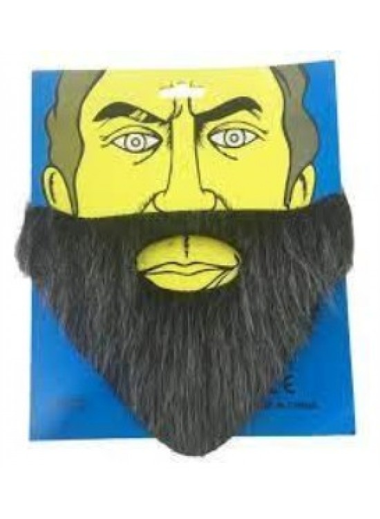 Takma Sakal Siyah-Beyaz