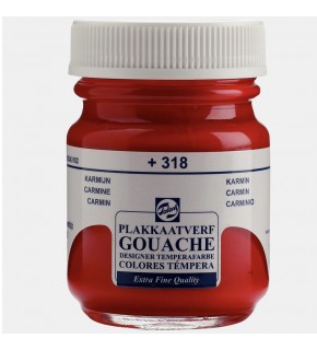 Talens Guaj Boya 16 ML Carmine (Kırmızı) 318 (1 Adet)