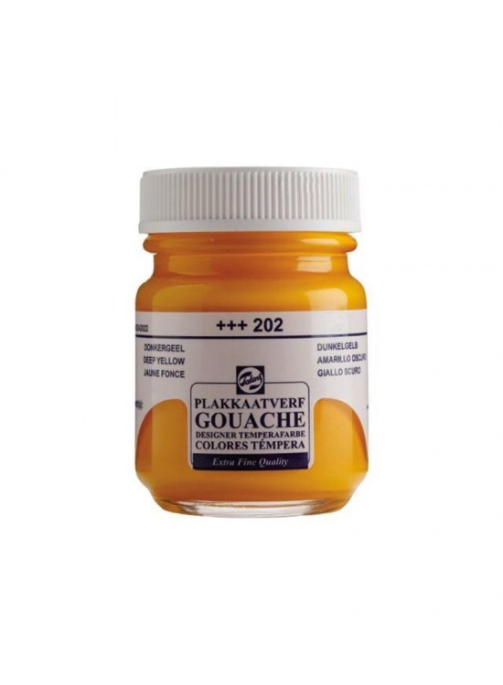 Talens Guaj Boya 16 ML Deep Sarı (Koyu Sarı) 202 (1 Adet)