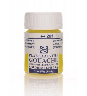 Talens Guaj Boya 16 ML Lemon Yellow (Limon Sarısı) 205 (1 Adet)