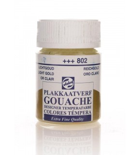 Talens Guaj Boya 16 ML Light Gold (Parlak Altın) 802 (1 Adet)