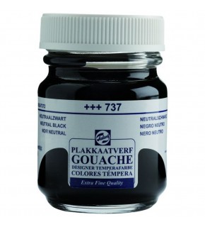 Talens Guaj Boya 16 ML Neutral Siyah (Siyah) 737 (1 Adet)