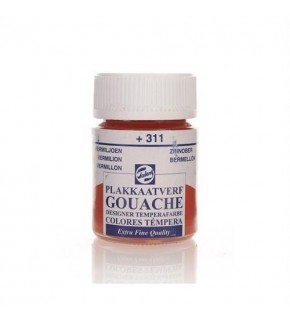 Talens Guaj Boya 16 ML Vermilion (Parlak Kırmızı) 311 (1 Adet)