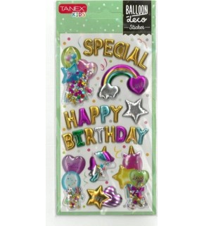 Tanex Balon-5 Serisi Etiketi 5 Ad.Tnx-26005