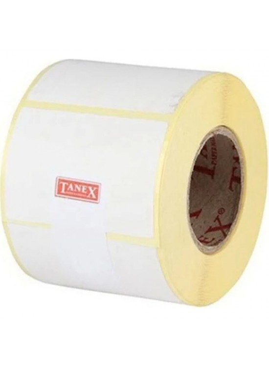 Tanex Barkod Etiketi Termal Eco 100x55 MM 40 MM Çap 500 LÜ 1 Lİ