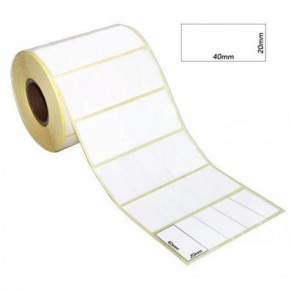 Tanex Barkod Etiketi Termal Eco 20x40 MM 25 MM Çap 5000 Lİ 4 Lü