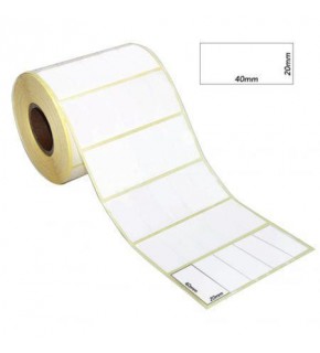 Tanex Barkod Etiketi Termal Eco 20x40 MM 25 MM Çap 5000 Lİ 4 Lü