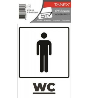 Tanex Bay Wc Uyarı Etiketi Uyr-115 (1 Adet)