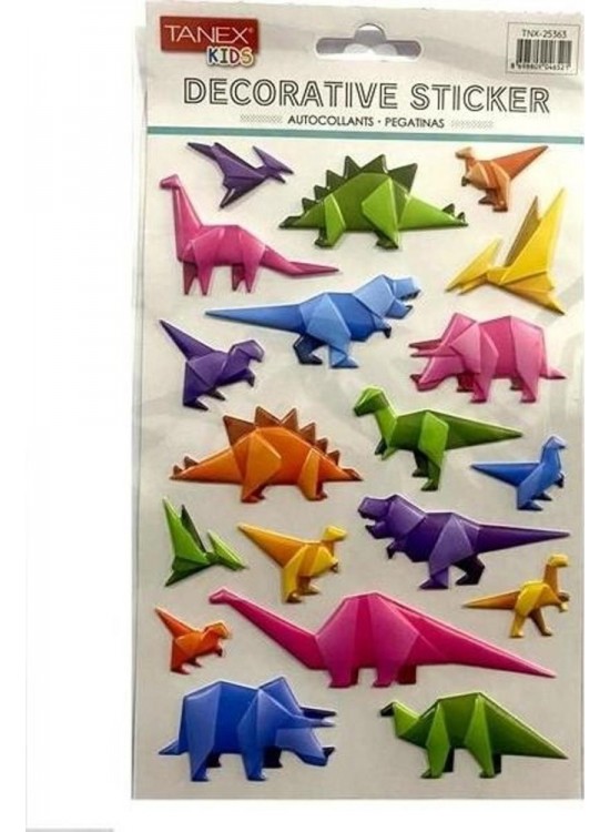 Tanex Dinazor 3-d Serisi Puffy Etiketi Tnx-25363