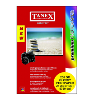 Tanex Fotoğraf Kağıdı Yaprak A4 200 gr (1 Adet)