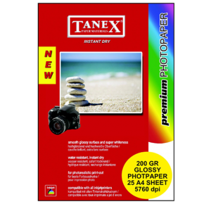 Tanex Fotoğraf Kağıdı Yaprak A4 200 gr (1 Adet)