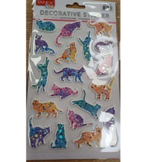 Tanex Kedi Serisi Puffy Etiketi Tnx-25355