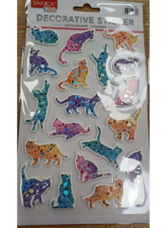 Tanex Kedi Serisi Puffy Etiketi Tnx-25355 Tanex Kedi Serisi Puffy Etiketi Tnx-25355