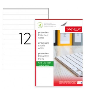 Tanex Laser Etiket 100 YP 210x24 Laser-Copy-Inkjet TW-2524