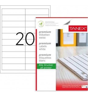 Tanex Laser Etiket 95x26 MM 100 Ad. Tw-2020