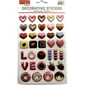 Tanex Love Balon Serisi Puffy Etiketi Tnx-25374