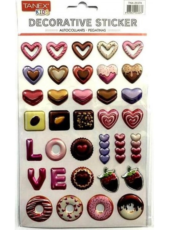 Tanex Love Balon Serisi Puffy Etiketi Tnx-25374 Tanex Love Balon Serisi Puffy Etiketi Tnx-25374