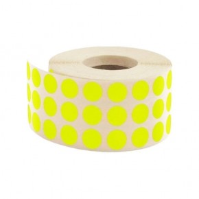 Tanex Nokta Etiketi 10 MM Sarı 5000 Li Tekli Kutu