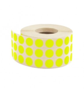 Tanex Nokta Etiketi 10 MM Sarı 5000 Li Tekli Kutu