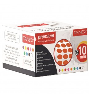 Tanex Nokta Etiketi 5000 Li Tekli Kutu 10 MM Turuncu