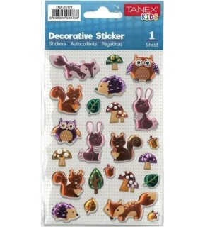 Tanex Orman Canlıları-2 Serisi Etiketi 5 Ad. Tnx-25171