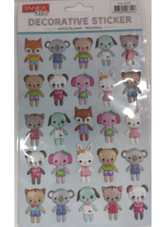 Tanex Puffy Çocuk Hayvanlar Serisi Tnx-27157 Tanex Puffy Çocuk Hayvanlar Serisi Tnx-27157