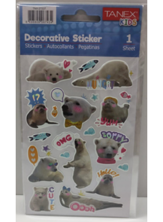 Tanex Puffy İnstagram Ayıları Serisi Tnx-27227 Tanex Puffy İnstagram Ayıları Serisi Tnx-27227