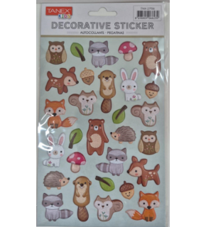 Tanex Puffy Minik Orman Hayvancıklar Serisi Tnx-27156