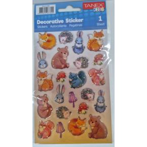 Tanex Puffy Orman Hayvanları Serisi  Tnx-27246