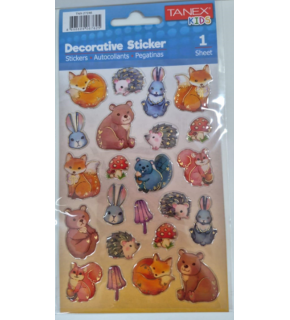 Tanex Puffy Orman Hayvanları Serisi  Tnx-27246