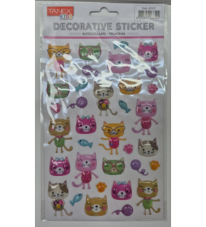 Tanex Puffy Oyuncu Kediler Serisi Tnx-27177