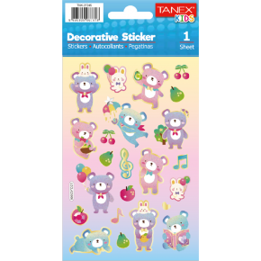 Tanex Puffy Sevimli Ayıcıklar Serisi Tnx-27245