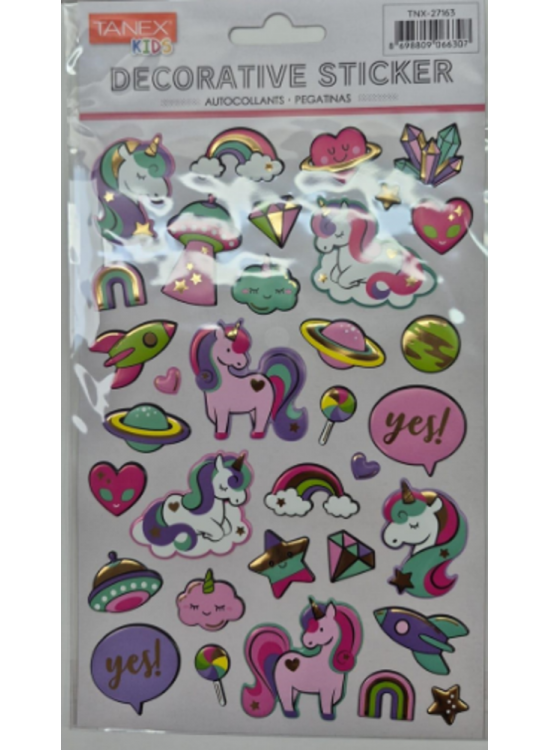 Tanex Puffy Uzaylı Unıcorn Serisi Tnx-27163